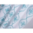 thumbnail image 2 of Arcadia Embroidered Window Curtain with Attached Valance 90 inch Teal, 2 of 5