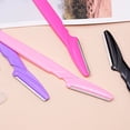 thumbnail image 3 of 20pcs Eyebrow Razors for Facial Hair Removal, 12pcs Dermaplaning Tool Set, Stainless Steel Face Razor with Protective Cover, Waterproof Tinkle Style Eyebrow Shaper for Women,, 3 of 6