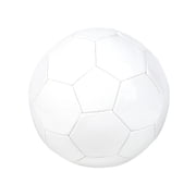 EclipseJewels Size 5 White Soccer Ball for Kids, DIY Coloring Sports Toy with Markers, Outdoor Birthday Party Game Gift for Boys Girls,White