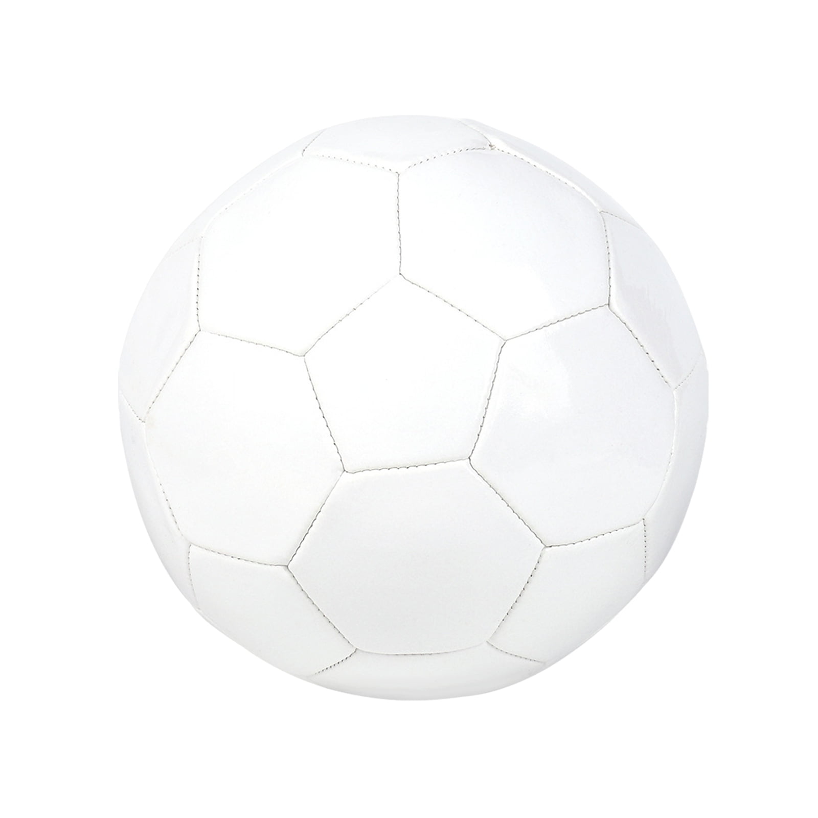 EclipseJewels Size 5 White Soccer Ball for Kids, DIY Coloring Sports Toy with Markers, Outdoor Birthday Party Game Gift for Boys Girls,White