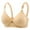 Beige, variant on Womens No Underwire Bras Plus Size Comfort Soft Bras Supportive Bralettes Cute Strong Support Sports Bras
