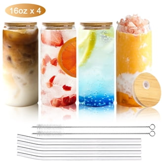 Glasses Set of 6, Dingrich 200 ml Irregular Crystal Whiskey Glasses, Drinking  Glasses, Iced Coffee Glasses, Water Cups for Home Kitchen Bar Restaurant  Hotel (6 Colors) - Walmart.com