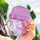 thumbnail image 3 of Bonitas Botellas De Agua Para Beber Con Forma De Helado, Botellas De Agua Para Beber Con Pajitas Y Jarra De Agua Con Correa Ajustable Para El Hombro Monstrate BA001281-01, 3 of 6