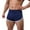 Blue, variant on IWRICH Men's Booty Boxer Short Low Rise Split Side Workout Gym Shorts Yellow XL