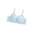 thumbnail image 2 of INSPIRE CHIC Women Full Cup Bras Breathable Comfort Floral Lace Full Coverage Non Padded Underwired Bra 40/90 Fit 38B/C Light Blue, 2 of 6