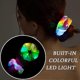 thumbnail image 5 of 9 Pcs Led Light Hair Scrunchies Satin Elastic Bands Ties Ropes - 3 Colors Light Modes, 5 of 5
