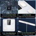 thumbnail image 6 of Arboleaf 8-Electrode Body Fat Scale, High Precision Analyzer Tracks 50+ Metrics, Scale for Body Weight, with BMI, Body Fat, Muscle Mass, Full Body Composition Analyzer, 6 of 11