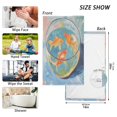 thumbnail image 6 of Yayeee 100% Cotton Hand Towels for Bathroom 16" x 28" Soft Absorbent Kitchen Towel, Art Goldfish, 6 of 7
