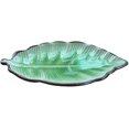 thumbnail image 3 of Soporte de cuchara de porcelana para encimera de cocina, 7 pulgadas, 2 piezas de soporte de cuchara de cerámica con forma de hoja verde, utensilios de cocina, decoración y accesorios de cocina de, 3 of 6