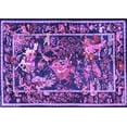 thumbnail image 1 of Ahgly Company Indoor Rectangle Persian Purple Traditional Area Rugs, 2' x 3', 1 of 4
