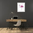 thumbnail image 3 of Shefranov, Olga 26x32 White Modern Wood Framed Museum Art Print Titled - Flamingo V, 3 of 4