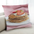 thumbnail image 1 of Ahgly Company Foods Pancake Indoor Throw Pillow, 18 inch by 18 inch, 1 of 6