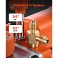 thumbnail image 4 of Single Stage Rotary Vane Vacuum Pump,3.5 CFM 1/4 HP,for HVAC R134a R22 R410a Systems&Automotive AC Maintenance,with Oil Included, 4 of 12
