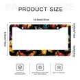 thumbnail image 6 of Colorful Butterflies on Black 1 License Plate Frames for Women Men Car Plate Holder Cover Metal Tag Aluminum Car Accessories Front Rear Plate Decor, 6 of 6