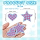 thumbnail image 2 of Uxcell 18 Pcs Parches Bordados de Corazón Estrella a Planchar Aplicaciones Parches para Chaqueta Colección de Denim Ropa Vestido Sombreros Jeans Accesorio DIY, Azul/Rosa, 2 of 6