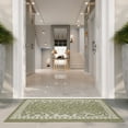 thumbnail image 4 of Safavieh Courtyard Candace Spotted Indoor/Outdoor Area Rug, Light Green/Ivory, 5'3" x 7'7", 4 of 14