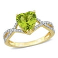 thumbnail image 2 of Everly Women's Peridot 14k Yellow Gold Ring, 2 of 2