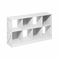 thumbnail image 2 of Furinno Jensen Farmhouse 8-Cube Display Bookcase, Bookshelf, White, 2 of 5