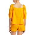 thumbnail image 2 of Cult Gaia Womens Tie-Front Puff Sleeve Blouse, 2 of 2