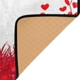 thumbnail image 4 of Valentine's Day Design Love 63''x48'' Plush Memory Foam Bath Mat, Soft, Absorbent, Non Slip, Durable, 4 of 7