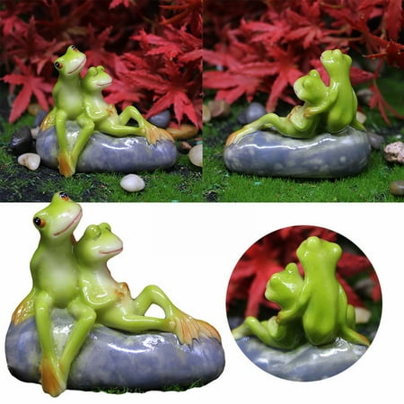 

BFYSFBAIG Statue with Stones F^ Sculpture Resin Realistic F^ Cute Decoration & Hangs Christmas Ornaments White and Red