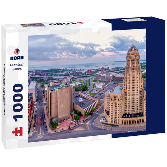 Noah Jigsaw Puzzle Buffalo New York downtown urban city view 1000 pieces