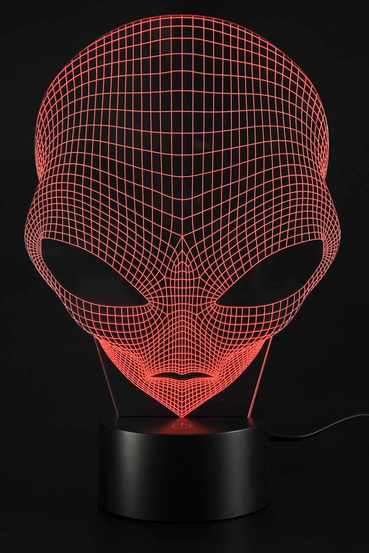 TechWonder 3D Illusion Grow LED Alien Shapes Lamp 7 Colors USB Power
