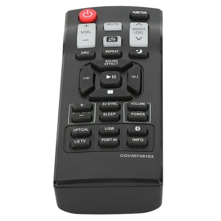 Replacement Controller  Soundbar Remote Control 2 AAA Battery Operated No Programming Required ABS Material For LAS355B For LAS350B For LAC450B
