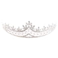 thumbnail image 2 of Eye-catching for Rhinestone Pearl Crystal Hair Tiara Wedding Veil Headband Crown, 2 of 8