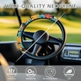 thumbnail image 4 of Car Steering Wheel Cover 15" inch Sweat-Absorbent Anti-Slip Steering Wheel Cover, 4 of 10
