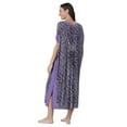 thumbnail image 3 of Layla Women’s Sleepwear 46” Knit Caftan, XS-5X, 3 of 6