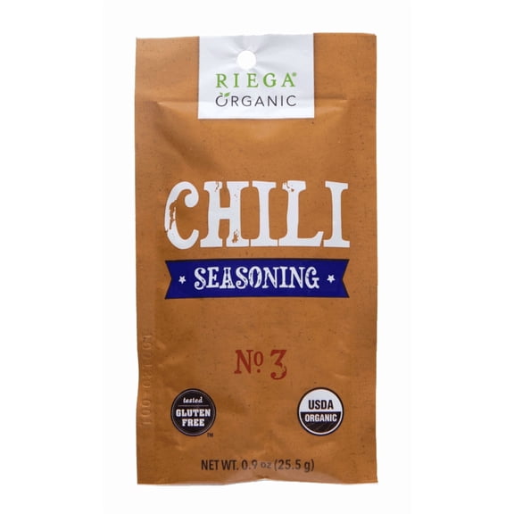 Riega Organic Chili Seasoning Mix, 8 Packets