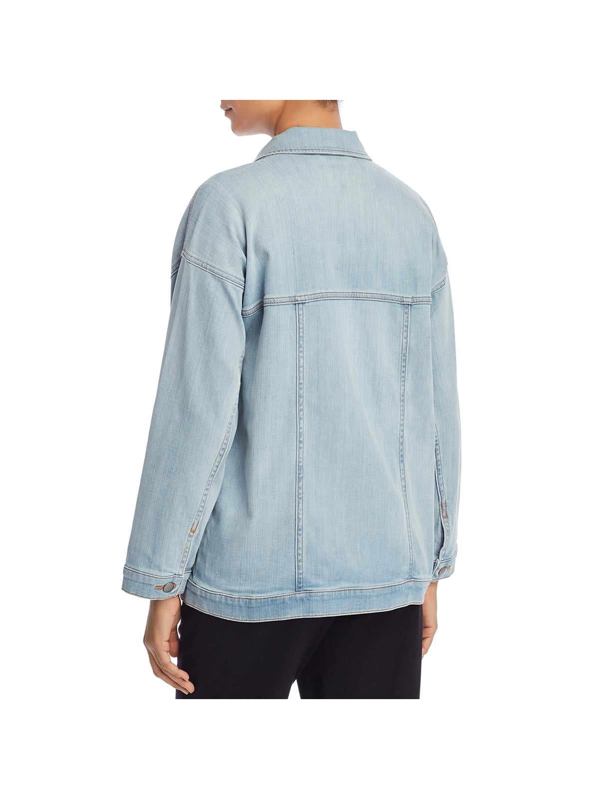 eileen fisher denim jacket
