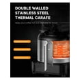 thumbnail image 2 of XC  Programmable Coffee Maker With 8-Cup Thermal Carafe, Touch-Screen Drip Coffee Machine With Timer, Regular & Strong Brew, Pause & Serve, Auto Shut Off, Black & 304 Stainless Steel., 2 of 5