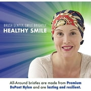 Brilliant Special Soft Round Head Toothbrush for Post Chemo, Surgery, Compromised Oral Health, Softest, Violet, 3 Count