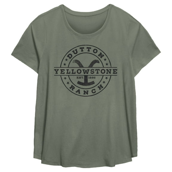 Women's Yellowstone Dutton Ranch Symbol Graphic T-Shirt