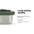 thumbnail image 4 of Klean Kanteen - Half Snack Box 2.8 Oz Brushed Stainless w/Thyme, 4 of 7
