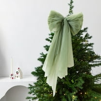 xaoyunyn Elegant Velvet Bow for Holiday and Wedding Decorations Versatile Large Ribbon Accessory for Christmas Trees and Event Settings