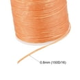 thumbnail image 3 of Unique Bargains Tangerine Polyester Waxed Leather Sewing Thread, 98 Yards, 3 of 5