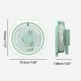 thumbnail image 5 of Tibvox Hanging Fan Tent Fan for w/Hook+Lamp Rechargeable 1200mAh Camping Fan for School, 5 of 17