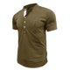 thumbnail image 4 of pstuiky Mangas cortas para hombre, Camisa formal con estampado de color para hombre, blusa con cuello vuelto, camisa de manga corta, blusa con cuello vuelto ropa de hombre xl, 4 of 5