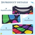 thumbnail image 2 of FORMRS Boys Rash Guard with Short Sleeves UPF 50+ Swim Shirts Sizes 3-12T, Colorful Psychedelic, 2 of 6