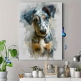 thumbnail image 4 of Qisvanset Cute Dog Portrait Canvas Wall Art 15.75x11.81 Inches, 4 of 8