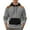 Gray, variant on Mens Shirts Under $10 Hoodies for Men Trendy Color Block Plaid 3D Printed Pullover Lightweight Loose Preppy Gym Workout Sweatshirt Sweater