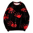 thumbnail image 5 of Duqingm Halloween Shirts for Women 2026 Novelty Funny Print Gothic Tshirts Long Sleeve Crewneck Tops,XL, 5 of 7