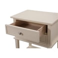 thumbnail image 4 of Pemberley Row Solid Wood Beige Nightstand Rectangular 28" x 22" x 16" Assembled, 4 of 7