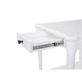 thumbnail image 4 of White Storage End Table with Drawer, Small Nightstand for Bedroom, Sofa Side Table with Shelf, Living Room Accent Table, 4 of 7