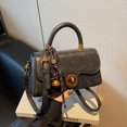 thumbnail image 3 of Bolso pequeño informal y sencillo para mujer, nuevo bolso bandolera versátil de estilo retro, de piel encerada de alta calidad, cuadrado pequeño, 2025, 3 of 5