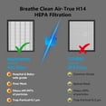 thumbnail image 3 of NUTROMO KJ2-1 HEPA 14 Air Purifier Filter, Original Filter, 1 Pack, 3 of 5