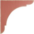 thumbnail image 3 of Ekena Millwork 1 3/4"W x 8"D x 8"H Medium Olympic Wood Vintage Decor Bracket, Salvage Red, 3 of 6
